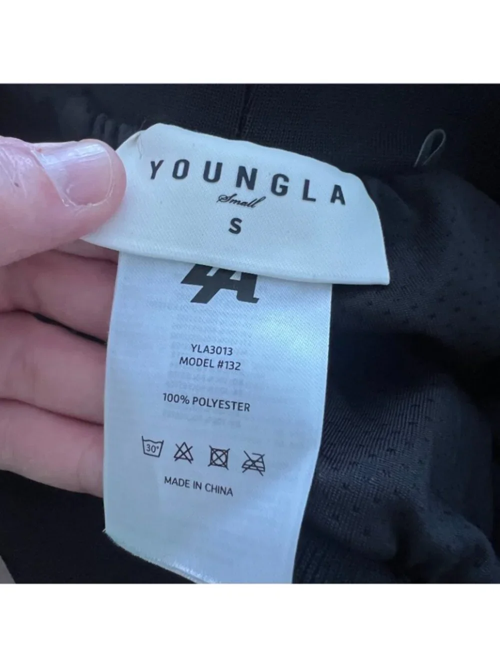 Young LA Black Bandana Print Mesh Athletic Shorts Men's Size Small